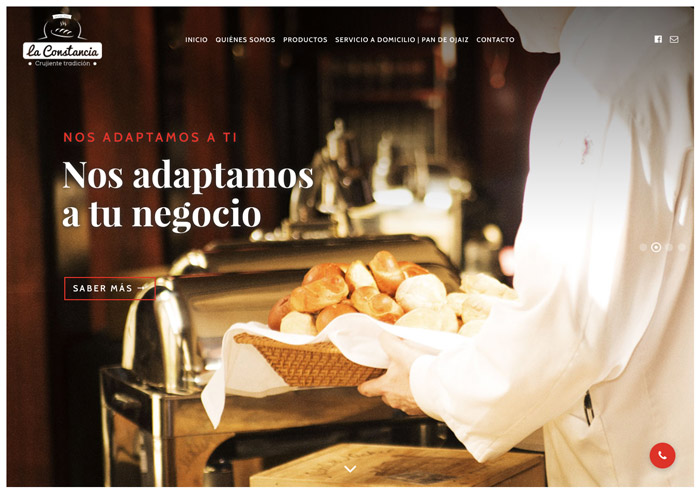 Panadería LA CONSTANCIA web
